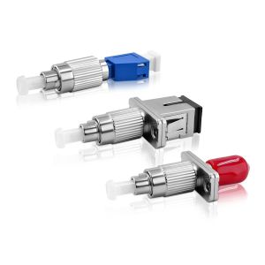 SM 9/125um (1*FC-SC+1*FC-ST+1*FC-LC) Adaptateur Hybride de FC UPC(Mâle) à LC SC ST UPC(Femelle) Connecteur de Fibre Optique FC-LC/SC/ST UPC Adapter pour OTDR/OLS/OPM/VFL/Fibre Optique(FUU3) - Neuf