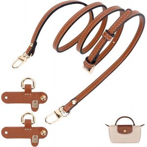 RFCBC-Bandoulière pour Sac Longchamp Mini réglable sans Boucle pour Sac Femme u2013 Universel, Pas Besoin de poinçonnage u2013 Marron, Pratique et Robuste pour Toutes Les Occasions - Neuf