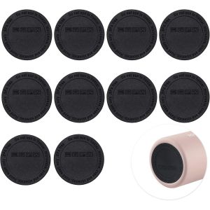 Dessous De Verre En Silicone Antid&eacute;rapant, Coussinet En Caoutchouc Amortisseur De Chocs 56 Mm (10 Pi&egrave;ces) - Neuf