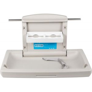 Subzonal-Table &Agrave; Langer Murale Pliable En Hdpe - Station De Couche-Culotte Charge 15kg - Commerciale Avec Ceinture De S&eacute;curit&eacute; Pour Toilette Et Centre Commercial - Neuf