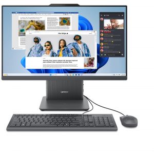 Lenovo IdeaCentre AIO 24ARR9 AMD Ryzen 5 7535HS 23.8" 1920 x 1080 PC All-in-One 16 Go DDR5-SDRAM 512 Go SSD Windows 11 Home Wi-Fi 6 (802.11ax) Gris - Neuf