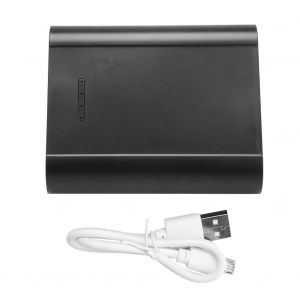 HJLIAN Boitier de batterie portable pour chargeur de banque d'alimentation 18650-3,7 V pour usage exterieur (MODRL?: P4 noir) - Neuf