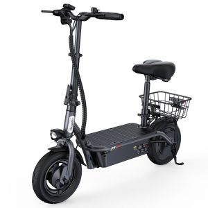 Trottinette &Eacute;lectrique Iscooter F3 Avec Si&egrave;ge, 1000 W, 48 V, 13 Ah, 10 Pouces, Avec Panier - Neuf