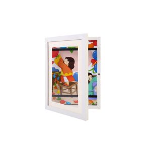 Cadre pour dessins d'enfants, id&eacute;al pour exposer et ranger leurs ?uvres. - Neuf