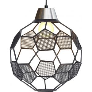 Subzonal-Abat-Jour Football En M&eacute;tal &Eacute;lectroplaqu&eacute; Creux Pour Lampe Suspendue Lustre Et Plafonnier D&eacute;coration Int&eacute;rieure Pour Salon Bar Restaurant Installation Facile - Neuf