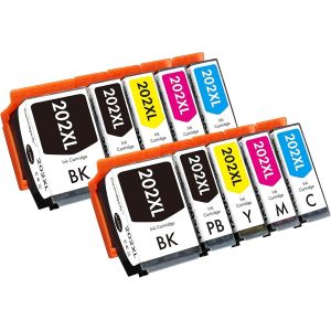 202 XL Cartouches Compatible avec Epson 202 202XL Encre Multipack,pour Expression Premium XP-6000 XP-6005 XP-6100 XP-6105 XP6000 XP6005 XP6100 XP6105 (10er-Pack) - Neuf