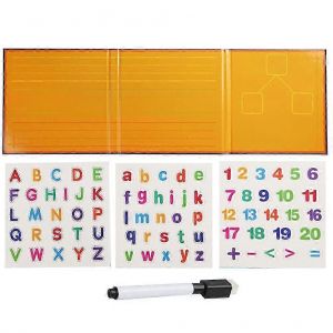 1 Jeu De Puzzles Magnétiques Pour L'apprentissage De L'alphabet Et Des Nombres, Livre D'éducation Pour Les Jeunes Enfants, Kit D'apprentissage De L'orthographe Des Mots - Neuf
