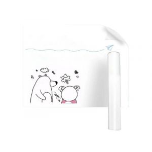 Autocollant tableau blanc 1000 x 60 cm pour surfaces lisses - Surface m&eacute;mo &agrave; d&eacute;coller et &agrave; coller - Neuf