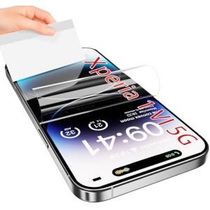 Lot De 3 Films Protecteurs D'&Eacute;cran En Tpu Pour Sony Xperia 1 Vi 5G, D&eacute;verrouillage D'Empreintes Digitales, Hd Transparent, Anti-Rayures, Sans Bulles, Ultra Fin - Neuf