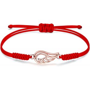 Eryi-Bracelet Corde Pour Femme, Chaîne Tressée À La Main Avec Breloque En Zircone Cubique, Cadeau D'anniversaire Pour Maman Femme Fille - Neuf