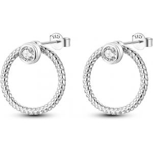 Kal-Sterling Silver Stud Boucles D'oreilles, Boucles D'oreilles Femme &Eacute;toile Et Lune, Licorne Fille Cadeau Tournesol Boucles D'oreilles Papillon Boucles D'oreilles - Neuf