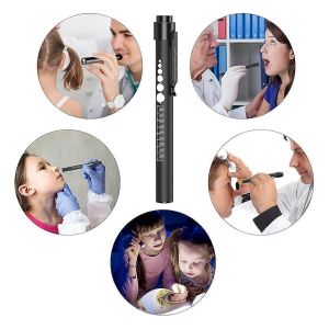 2 lampes de stylo rechargeables avec jauge de pupille et r¿¿gle,lampes de stylo LED - Neuf