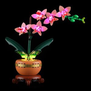 Dda-Led Lumière Pour Lego-10343 The Botanical Collection L¿Orchidée Miniature Modèle De Blocs De Construction (Ensemble Lego Non Inclus) - Neuf