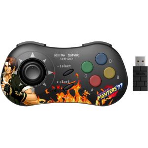 Manette Kyo Kusanagi Bluetooth Style Snk Neo Geo Cd - Compatible Pc Windows, Android & Neo Geo Mini[J209] - Neuf