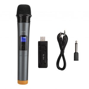 Microphone sans fil portable avec recepteur pour haut-parleur de karaoke - Neuf