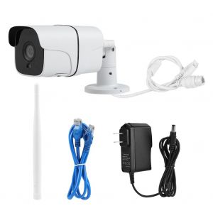 Camera IP sans fil 1080p, etanche, vision nocturne, prise US 100-240 V - Neuf