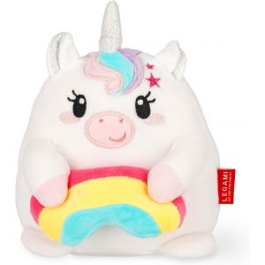 KALANKA-Legami - Peluche Super Soft, thème Unicorn, Format Mini, avec Carte d'Identité Personnalisable, Tient Debout, 14x15x12 cm, White - Neuf