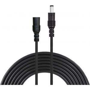2 M&egrave;tres Rallonge Cordon d'alimentation DC 2,1mm x 5,5 mm M&acirc;le &agrave; Femelle Connecteur pour Adaptateur Secteur, LED, CCTV Camera Power, Voiture, Moniteurs, et Plus - Blanc - Neuf