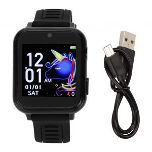 Montre Connectee Multifonction S16 Pour Enfants, Avec Jeux, Musique, Appareil Photo, Reveil, Lampe De Poche, Pour Garcons Et Filles De 4 A 12 Ans, Cadeaux - Neuf