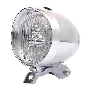 Feu Avant Led Vintage Pour V&eacute;lo &iquest; Style R&eacute;tro, Abs Durable, &Eacute;tanche, Installation Facile, &Eacute;clairage Puissant Pour La S&eacute;curit&eacute; Du Cyclisme De Nuit - Neuf