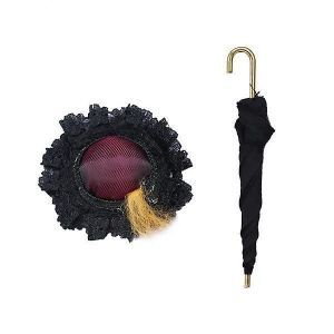 2x1/12 Scale Doll House Hat Umbrella Pretend Play Toy For Girls Children - Neuf