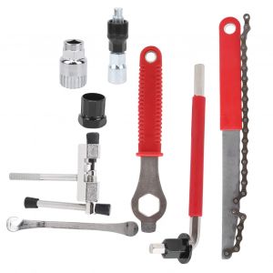 Kit D'outils De Reparation De Velo, Outil De Demontage De Volant D'inertie, De Roue Libre, De Pedalier, De Manivelle Et De Pignon - Neuf