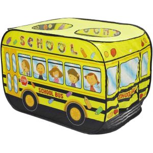 Tente De Jeu Pliable (Jaune) - Camion De Police, Maison De Jeu Pour Enfants, Jouet D'intérieur/Extérieur, Excellent Cadeau Pour Garçons Et Filles - Neuf
