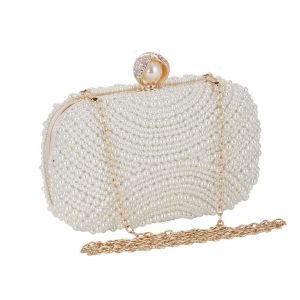 Sacs de soir&eacute;e pour femmes - Pochettes en perles - Sacs &agrave; bandouli&egrave;re - Sacs &agrave; main pour banquets de mariage - Neuf