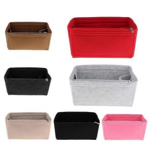 Sac à main en feutre Insert sac à main cosmétique Organisateur de voyage Sac fourre-tout dans le sac Shaper - Neuf