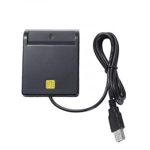 Lecteur de carte à puce USB pour lecteur de carte bancaire IC / ID EMV Lecteur de carte élevé - Neuf