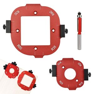 KAL-2 Pièces Gabarit Defonceuse A Bois Pour Défonceuse R10 R15 R20 R25 R30 R35 R40 R50, Gabarit Défonceuse, Guide Defonceuse A Bois - Neuf