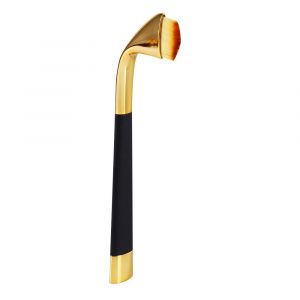 Lot De 9 Pinceaux En Forme De Brosse A Dents Pour Fond De Teint, Poudre, Creme (Dores) - Neuf