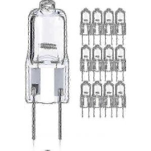 12 Pi&egrave;ces 50w Gy6.35 / G6.35 Halog&egrave;ne Dimmable,12v Base &Agrave; Deux Broches T4 G6.35 820lm - Neuf