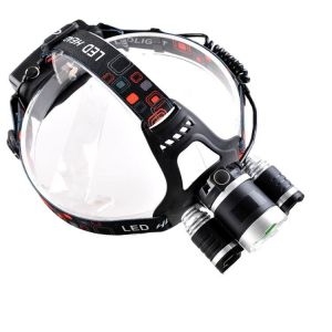 Lampe Frontale Led, 4 Modes, 6 000 K, 1 500 Lumens, Éclairage Puissant, Rechargeable Par Usb, Pour La Pêche, Le Camping, La Lecture, La Randonnée Et Le Cyclisme - Neuf
