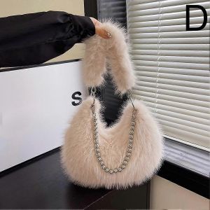 La Mode Sac &Agrave; Main En Peluche Mignon De Fashion Square Hiver, La Nouvelle De L'&Eacute;paule Sac &Agrave; Main - Neuf
