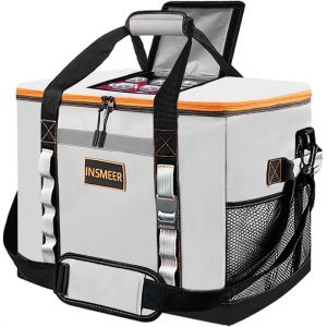 Ulteronixshop-Grand sac isotherme de 48 l - Pliable - Avec ouverture sup&eacute;rieure - XXL (45 x 35 x 30 cm) - Sac isotherme &eacute;tanche - Id&eacute;al pour les excursions, les pique-niques, le camping, la randonn&eacute;e - Neuf