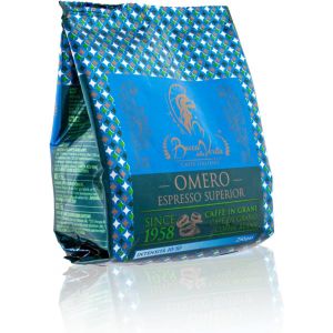 KALANKA-- Grains de caf&eacute; italien OMERO Espresso Premium 60A/40R en sac de 250 grammes avec protection de la valve - Neuf