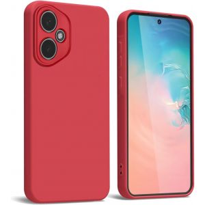 Kal-Coque Pour Honor 400 5g, Souple Tpu Housse Etui De Protection Antichoc Étui Case Cover Ave Doublure En Tissu - Rouge - Neuf