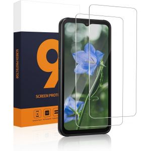 Kal-Lot De 2 Films De Protection D'écran En Verre Blindé Pour Samsung Galaxy Xcover 6 Pro 5g, Dureté 9h, Anti-Rayures, Pas De Bulles, Couverture 2,5d, Ultra Transparent Xcover 6 Pro - Neuf