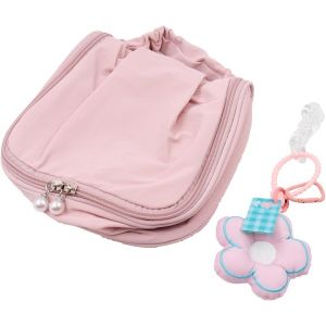 MAA-Trousse de Toilette Suspendue à Fleurs Roses de mer, Trousse à cosmétiques étanche pour Femmes et Filles, Trousse à cosmétiques Portable de Grande capacité adaptée aux Voyages - Neuf