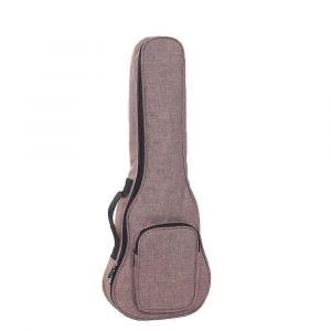Ukul&eacute;l&eacute; Sac 21 23 26 Pouces &Eacute;tui Souple Pour Soprano, Concert, T&eacute;nor, Portable Sac &Agrave; Dos Avec Bandouli&egrave;re R&eacute;glable, Brun Clair - Neuf
