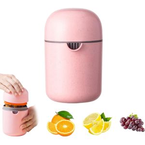 Presse-Agrumes Manuel, Presse Citron Manuel Pour Citrons/Limes/Oranges/Orange/Pamplemousse, Cuisine Et Restaurant, Facile &Agrave; Nettoyer, Rose - Neuf