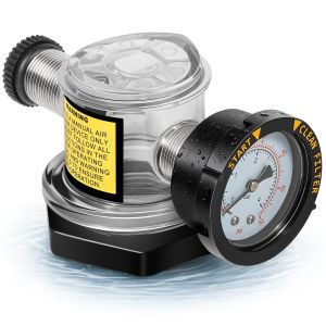 Soupape de Degazage Manuel avec Manometre Compatible Filtres Pentair Triton et Systemes Piscine Spa - Neuf