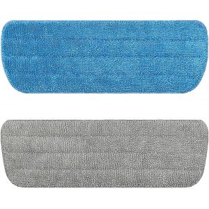 2pcs Mop Remplacement,Housse de Nettoyage de Rechange Mop Remplacement des Tampons,Microfibre de Pulv&eacute;risation de Balai pour Les Serpill&egrave;res Spray - Neuf