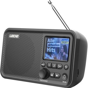 Radio Portable Avec Bluetooth 5.0|Radio Dab/Dab+ Et Fm,Écran Couleur 2,4"",80 Préréglages,Radio De Cuisine Avec Câble Ou Batterie De 2000Mah,Connexion Microsd/Tf/Aux,Fonctions D'Alarme - Neuf