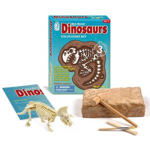 Enfants Bricolage Assemblage Dinosaure Squelette Excavation D&eacute;terrer Kit Jouet Arch&eacute;ologique - Neuf