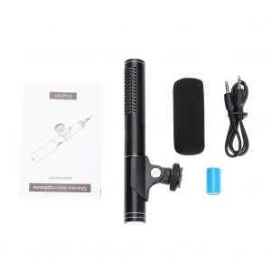 Microphone a condensateur portable YELANGU MIC01 avec bonnette anti-vent pour appareil photo et camescope - Neuf