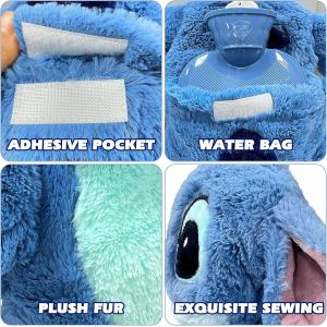 Bouillotte Eau Chaude, Bouillotte Peluche, Bouillotte Bebe, Bouillotte Enfant, Bouillotte De Dessin Anim&eacute;, Sac D'eau Chaude, Joli Cadeau Pour Enfant, Famille Et Ami - Neuf
