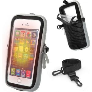 LORANKA-Housse Thermique pour T&eacute;l&eacute;phone, pour Les tr&egrave;s Basses temp&eacute;ratures, Aide a Economiser la Batterie, Protection pour iPhone, Samsung, Huawei, Xiaomi Smartphone etc. (Black) - Neuf