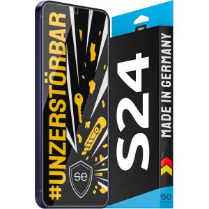 LORANKA-S.E Film de Protection en Verre pour Samsung Galaxy S24, incassable, 9H, avec Anti-Choc, Montage innovant et mat&eacute;riau incassable, fabriqu&eacute; en Allemagne - Neuf